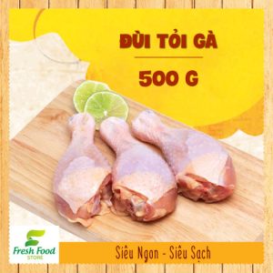 Miễn phí vận chuyển - HCM - Đùi tỏi gà (500g) - Thích hợp với các món nướng, sốt cà chua, rô-ti, rim, chiên, kho, bó xôi - [Chỉ giao Quận 9, Quận 2, Thủ Đức] - Phân phối bởi TopMeal