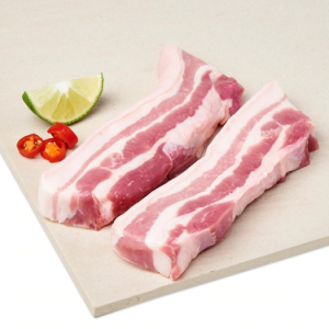 Ba chỉ heo có da có xương cắt dây 1kg