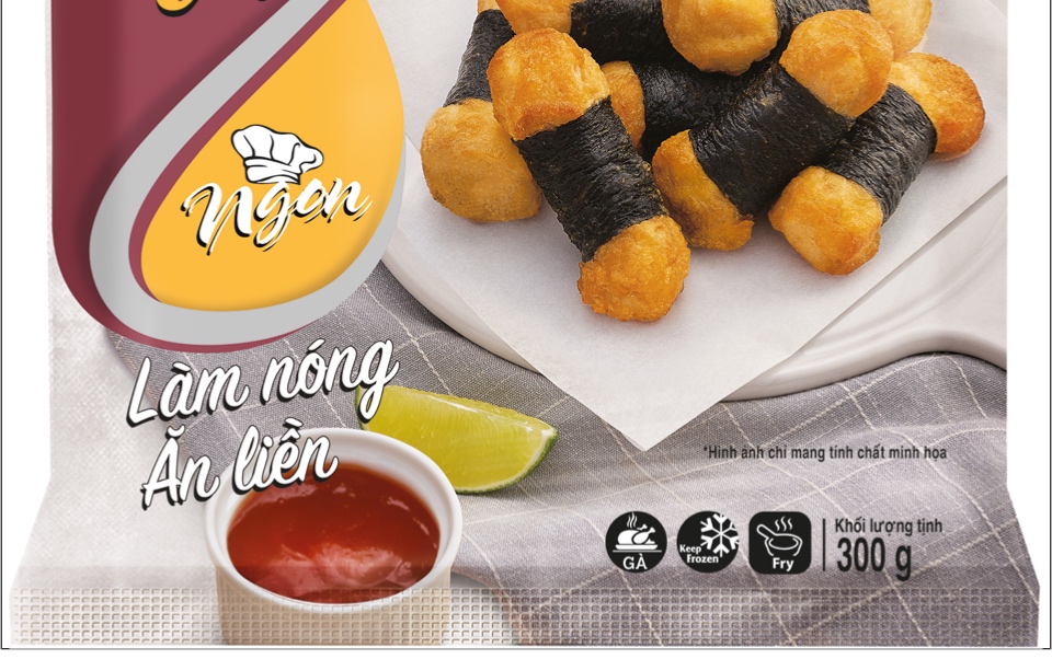 4b8aea9e87cc35840052ef2d26cdd319 CP Gà cuộn rong biển - Siêu tiện lợi, không cần rã đông, chỉ mất 2-3 phút để chế biến. Thơm ngon và không chứa chất gây hại cho sức khỏe