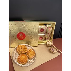 Bộ hộp Bánh trung thu Như Ý - Thành Long - 4 bánh - 880g