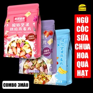 Ngũ Cốc Giảm Cân Sữa Chg Cân - Ngũ Cốc Trái Cây Mix Hạt Ăn Liền - Đồ Ăn Vặt Nội Địa Trung Quốc - Ruua Trái Cây Mix Hạt Sấy Khô Oatmeal Yến Mạch Meizhoushike - Ngũ Cốc Ăn Kiêng Dinh Dưỡng Ăn Liền Giảm Cân Tănvask