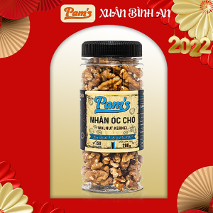 Nhân Óc Chó Mỹ Nhập Khẩu Chính Hãng PAM'S PANOCHU200, nhân óc chó làm sữa, nhập khẩu từ Mỹ, chất lượng cao, giòn béo, thơm ngon (200g)