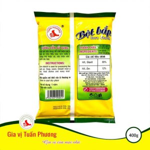 Bột Bắp Tuấn Phương 400g ( Gói ) nguyên liệu làm bánh, nấu chè...