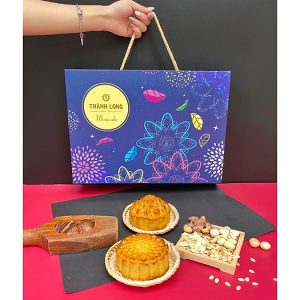 Bộ hộp Bánh trung thu Phát Lộc - Thành Long - 6 bánh - 600g