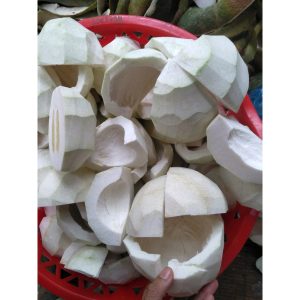 Cùi bưởi tươi da xanh loại giòn ngon 1kg