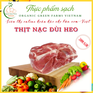 Thịt nạc đùi heo (500 Gr/Bao) - [ Giao nhanh 4h HCM ] (Thích hợp với các món luộc, kho, ram,...)