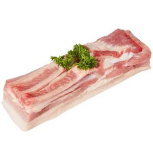 Ba chỉ heo có da có xương cắt dây 1kg