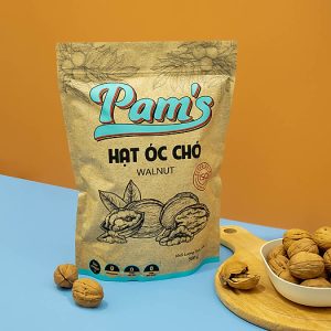 Hạt Óc Chó Mỹ Chính Hãng PAM'S PAHOCTU500, Hạt Óc Chó nhập khẩu từ Mỹ, chất lượng cao, giòn béo, thơm ngon (500g)