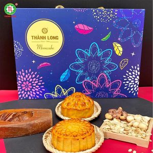 Bộ hộp Bánh trung thu Phát Lộc - Thành Long - 6 bánh - 600g