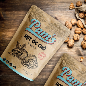 Hạt Óc Chó Mỹ Chính Hãng PAM'S PAHOCTU500, Hạt Óc Chó nhập khẩu từ Mỹ, chất lượng cao, giòn béo, thơm ngon (500g)