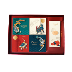 Combo hộp 4 bánh trung thu Savouré CHAY - Thanh Khiết